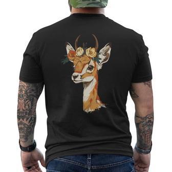 Fleur De Bouquetin T-shirt imprimé au dos - Cadeauxyz