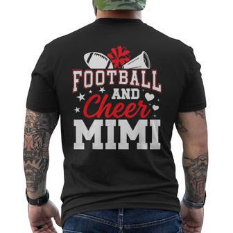 Football And Cheer Mimi Of Football Player & Cheerleader Men's T-shirt Back Print - Thegiftio UK