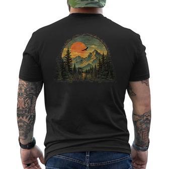 Forest Vintage Nature Wildlife Outdoor Men's T-shirt Back Print | Seseable UK