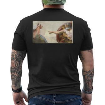 Catlap Creaciónarcástica De Adam Cat Meme Cat Lover Camiseta Hombre Estampado Espalda - Regaloses