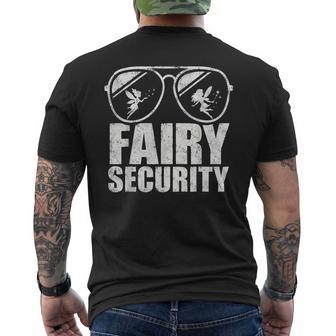 Fairy Security Halloween Costume Men's T-shirt Back Print - Thegiftio UK
