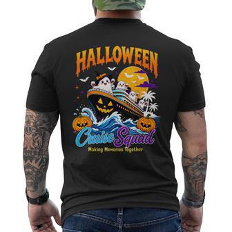 Halloween Cruise Squad Boo Spooky Matching Halloween Men's T-shirt Back Print - Thegiftio UK