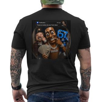 Meme John Pork Tung Tung Tung Sahur 67 Brainrot Kids Men's T-shirt Back Print - Thegiftio UK