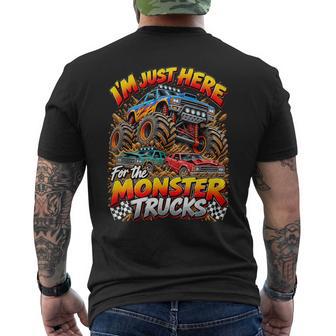 Monster Truck Toddler Boy Kids Men's T-shirt Back Print - Thegiftio UK