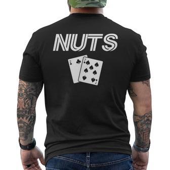 Poker Bluff Gamble Nuts Deuceeven 27 T-shirt imprimé au dos - Cadeauxyz