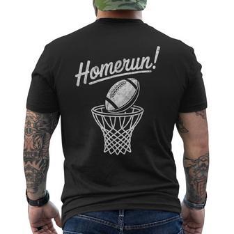 Sports Homerun Football Basketball Baseball Joke Men's T-shirt Back Print | Seseable UK