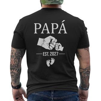Futuro Papá 2027Oy Aer Papá Anuncio De Embarazo 2027 Camiseta Hombre Estampado Espalda - Regaloses