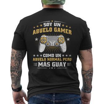 Gamer Abueloideo Gamer Divertido Regalo Día Del Padre Camiseta Hombre Estampado Espalda - Regaloses
