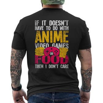 Gamer Regalo Divertido Kawaii Otaku Manga Gaming Anime Camiseta Hombre Estampado Espalda - Regaloses