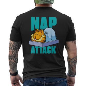 Garfield Nap Timeleepy Tired Cat Années 80 Et 90 Dessin Animé Classique T-shirt imprimé au dos - Cadeauxyz