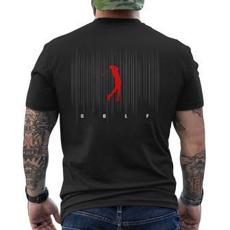 Golf Logo Motif Golfing Men's T-shirt Back Print - Thegiftio UK