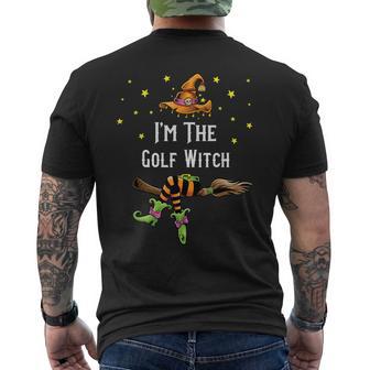 Im The Golf Witch Halloween Matching Group Costume Men's T-shirt Back Print - Thegiftio UK