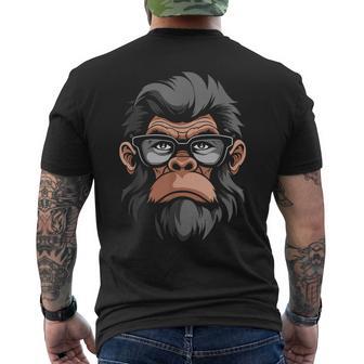 Gorila Frío Primate Mono -Imio Gorila Camiseta Hombre Estampado Espalda - Regaloses
