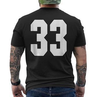 Gran 33 Jersey Número 33 Uniforme Mayor Jugador Favorito De Los Fanáticos In Mangas Camiseta Hombre Estampado Espalda - Regaloses