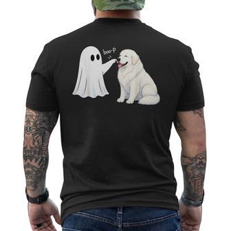 Great Pyrenees Boo P Ghost Nose Boop Halloween Dog Lover Men's T-shirt Back Print - Thegiftio UK