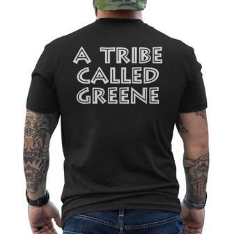 Greene Last Name Family Reunion Vacation Men's T-shirt Back Print | Seseable UK