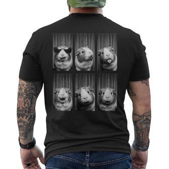 Guinea Pig Photobooth Rodent Animal Portrait Men's T-shirt Back Print - Thegiftio UK