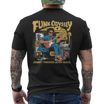 Guitare Funk Rétro Musique Lover Costume Funky Funky T-shirt imprimé au dos - Cadeauxyz