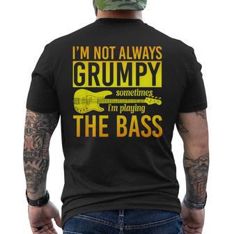 Guitariste Bassiste Parfois Je Joue De La Guitare Basse T-shirt imprimé au dos - Cadeauxyz