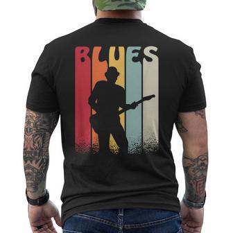 Guitarrista Bluesman Músicaintage De Blues Para Los Fans Del Blues Camiseta Hombre Estampado Espalda - Regaloses
