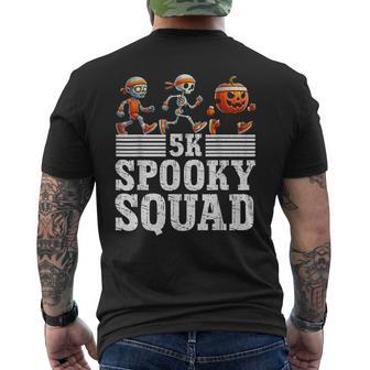 Halloween Fun Run Matching Halloween 5K Runners Matching Run Men's T-shirt Back Print - Thegiftio UK