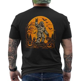 Halloween Sasquatch Spooky Boo Pumpkin Men's T-shirt Back Print | Seseable UK