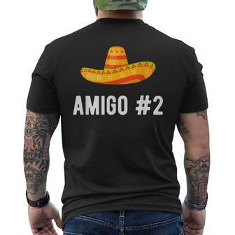 Halloween Group Matching Costume Mexican Amigo 2 Men's T-shirt Back Print - Thegiftio UK
