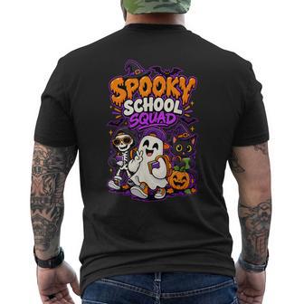 Halloween Spooky School Squad Matching Group Costume Men's T-shirt Back Print - Thegiftio UK