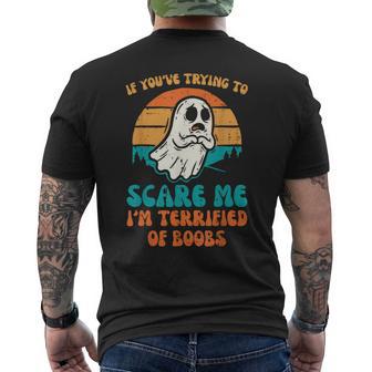 Halloween If Youre Trying To Scare Me Costume Men Men's T-shirt Back Print - Thegiftio UK