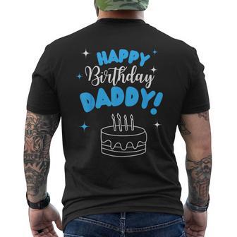 Happy Birthday Daddy Dad Birthday Bday Costume Family Party T-shirt da uomo con stampa posteriore - Novitaregali