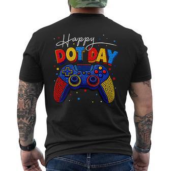 Happy Dot Day For Boys Gamer Polka Dot 2026 Men's T-shirt Back Print | Seseable UK
