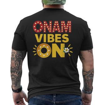 Happy Onam Festival India Holiday Indian Kerala Religious Men's T-shirt Back Print - Thegiftio UK