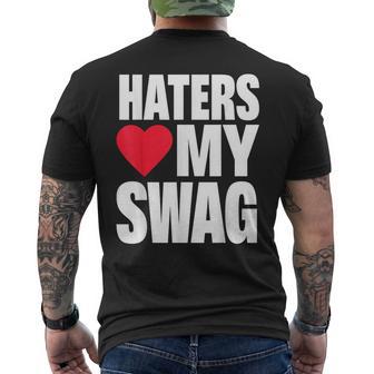 Haters Love My Swag Men's T-shirt Back Print - Thegiftio UK