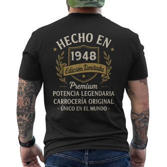 Hecho En 1948 78 Cumpleaños Regalointage 78 Años Hombre Camiseta Hombre Estampado Espalda - Regaloses