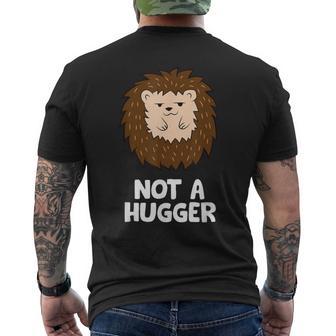 Hérisson Humoristique Not A Hugger Love T-shirt imprimé au dos - Cadeauxyz