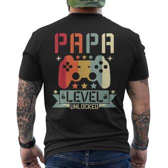 Hombre Anuncio De Embarazo Papa Level Unlockedoon To Be Papa Camiseta Hombre Estampado Espalda - Regaloses