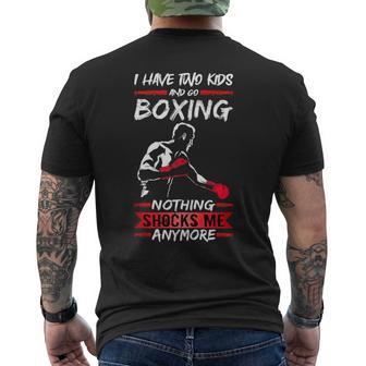 Hombre Boxer Fighter Gym Tengo Dos Niños Y Ir Entrenamiento De Boxeo In Mangas Camiseta Hombre Estampado Espalda - Regaloses