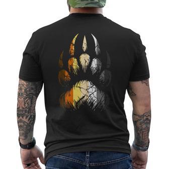 Hombre Orgullo Oso Huella Gay Hombres Lgbt Bandera Oso In Mangas Camiseta Hombre Estampado Espalda - Regaloses