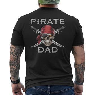 Hombre Papá Pirata Camiseta Hombre Estampado Espalda - Regaloses