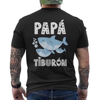 Hombre Perfecto Papá Tiburón Perfecto Padre Camiseta Hombre Estampado Espalda - Regaloses