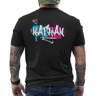 Homme Idée Cadeau Drôle Humour Prénom Pour Nathan T-shirt imprimé au dos - Cadeauxyz