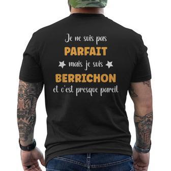 Homme Je Neuis Pas Parfait Mais Jeuis Berrichon T-shirt imprimé au dos - Cadeauxyz