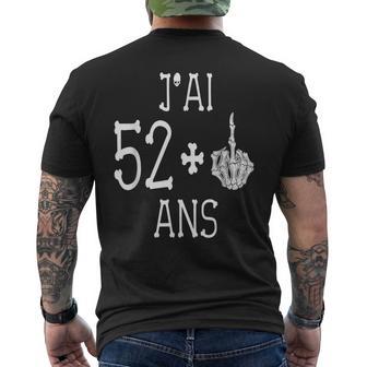 Homme Message Et Idée De Cadeau Drôle Anniversaire 52Ans Pour Homm T-shirt imprimé au dos - Cadeauxyz