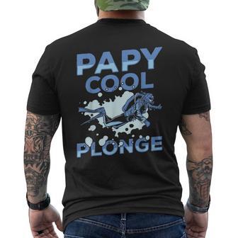 Homme Plongeurous-Marin Papy Cool Plonge Fête Des Pères T-shirt imprimé au dos - Cadeauxyz