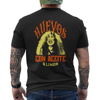 Huevos Con Aceite Y Limón Camiseta Hombre Estampado Espalda - Regaloses