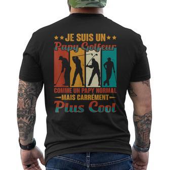 Humour Golf Golfeur Papy T-shirt imprimé au dos - Cadeauxyz