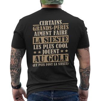 Humour Golf Grand-Père Golfeur Homme Motif Golf T-shirt imprimé au dos - Cadeauxyz