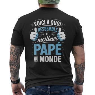 Humour Meilleur Papé Du Monde Fete Des Peres Papé T-shirt imprimé au dos - Cadeauxyz