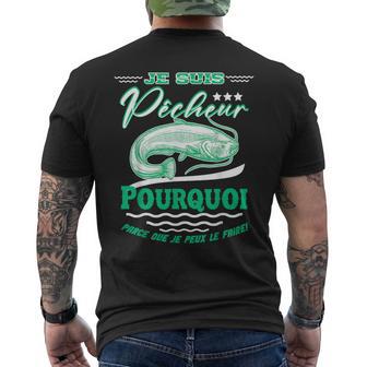 Humour Poisson Pêcheur Pêche Drôle T-shirt imprimé au dos - Cadeauxyz