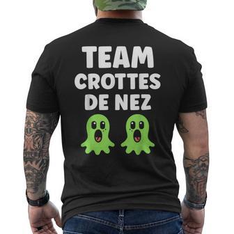 Humour Team Crottes De Nez T-shirt imprimé au dos - Cadeauxyz